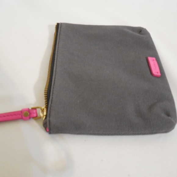 Fossil Grey Canvas Zip Pouch - Picture 2 of 5